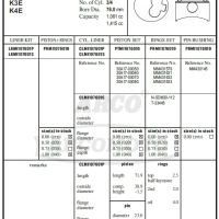 KLIP 76 MITSUBISHI K3E/K4E 30A17-00050