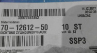 DIHTUNG POKLOPCA VENTILA KHD/DEUTZ 912/913 04232125