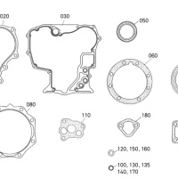 GARNITURA DIHTUNGA DONJA KUBOTA D902 1G446-99360