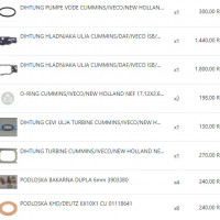 GARNITURA DIHTUNGA NEW HOLLAND F4GE0484 8094613