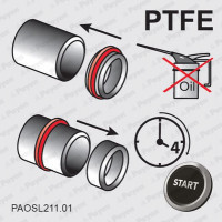 SEMERING RADILICE ZADNJI CUMMINS 130X155X12,5/16 4890833