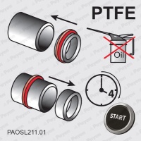 SEMERING RADILICE ZADNJI CUMMINS 130X155X12,5/16 4890833