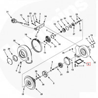 DIHTUNG TURBINE CUMMINS QSX 3171368