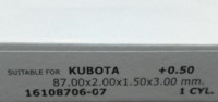 KARIKE 87,5 KUBOTA V2607 2X1,5X3 1J701-21052+0,50