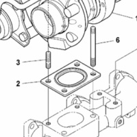 DIHTUNG TURBINE KUBOTA V3800 1J550-17100