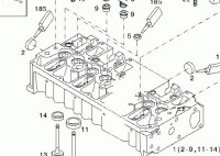 GLAVA MOTORA KHD/DEUTZ BF4M2012 04285994