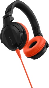 Pioneer HC-CP08-M coiled cable and ear pads for HDJ-CUE1 (Orange) - Img 2