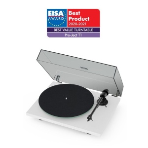 PRO-JECT T1 White OM5e Gramofon - Img 1
