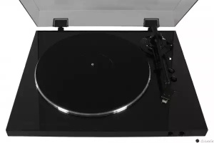 DENON DP 300F Black Gramofon - Img 2