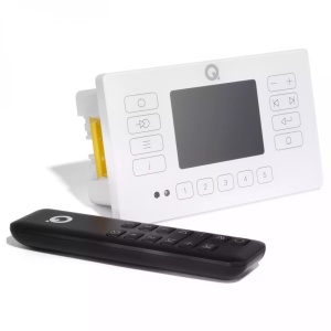 Q Acoustics E120 Bluetooth and DAB/FM Radio White - Integrisano Pojačalo - Img 2