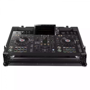 UDG Ultimate Flight Case Pioneer XDJ-RX3 Black Plus (Laptop Shelf + Wheels)