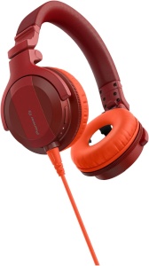 Pioneer HC-CP08-M coiled cable and ear pads for HDJ-CUE1 (Orange) - Img 3