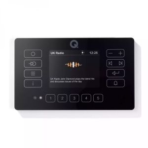 Q Acoustics E120 Bluetooth and DAB/FM Radio Black - Integrisano pojačalo - Img 1