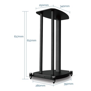 WHARFEDALE EVO 4.2 Stand black Stalci za Zvučnike - Img 2