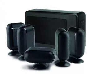 Q Acoustics 7000i Slim Black 5.1 komplet 5 zvučnika+aktivni vufer - Paket