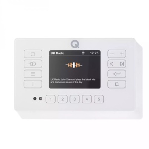 Q Acoustics E120 Bluetooth and DAB/FM Radio White - Integrisano Pojačalo