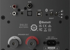 Q Acoustics M40 HD Wireless Satin Black - Bežični zvučnici - Img 2