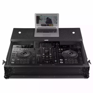 UDG Ultimate Flight Case Pioneer XDJ-RX2 Black MK3 Plus (Laptop Shelf + Wheels)