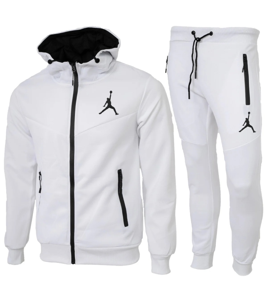 Trening barbati model slim fit cu gluga T446