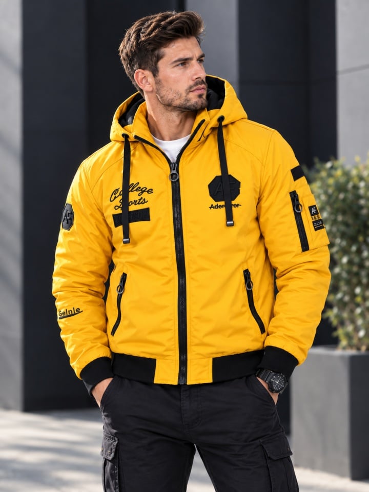 Geaca barbati bomber Be Good Miracle F179