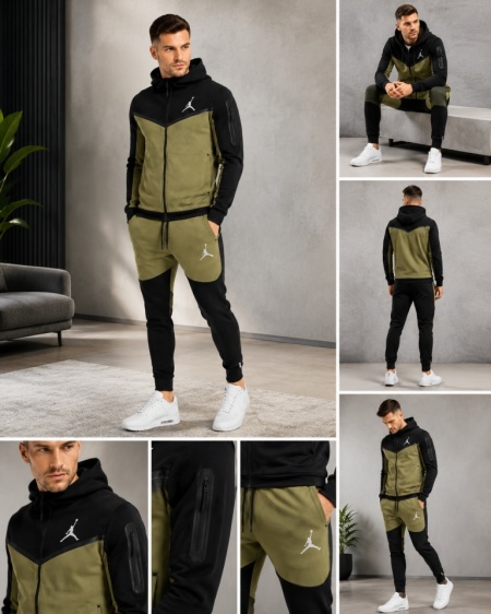 Trening bumbac barbati regular fit B117 - Img 2