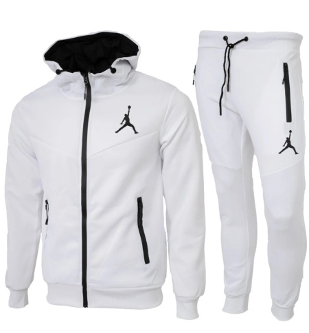 Trening barbati model slim fit cu gluga T446