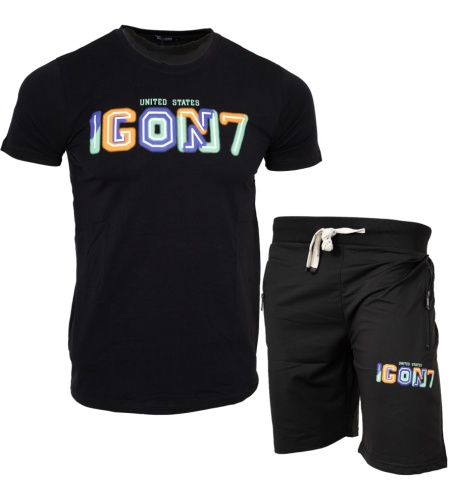 Compleu barbati tricou + pantaloni scurti TR113 - Img 2