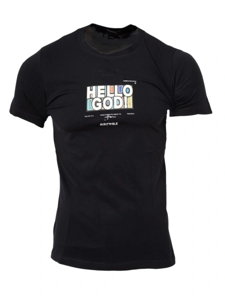 Tricou imprimeu model N244 - Img 2