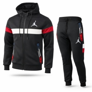Trening bărbați sport casual cu fermoar și glugă T554 - Img 1