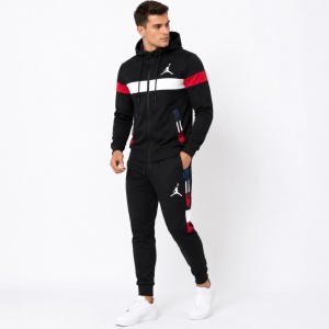 Trening bărbați sport casual cu fermoar și glugă T554 - Img 4