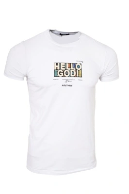 Tricou imprimeu model N240 - Img 1