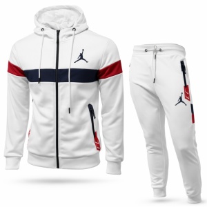 Trening bărbați sport casual cu fermoar și glugă T552 - Img 1