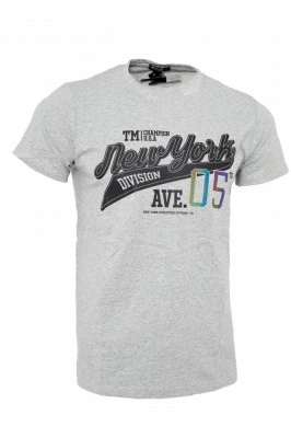 Tricou imprimeu model New york N235 - Img 1
