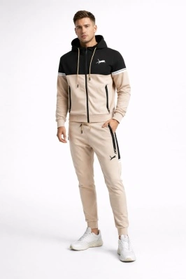 Trening bărbați sport casual cu fermoar și glugă T668 - Img 3