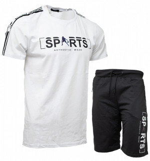 Compleu barbati tricou + pantaloni scurti TR87 Batal - Img 2