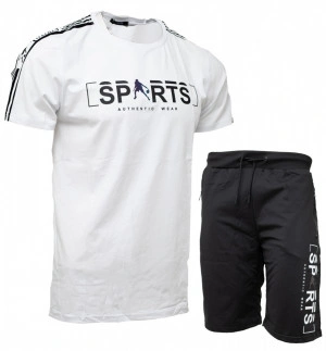 Compleu barbati tricou + pantaloni scurti TR87 Batal - Img 2