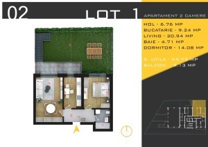 Apartament 3 camere decomandat cu GRADINA PROPRIE,nr1,bl1, suprafata 92.55 + 57.72 mpt ,Theodor Pallady, Nicolae Teclu Metrou, Rossa Residence