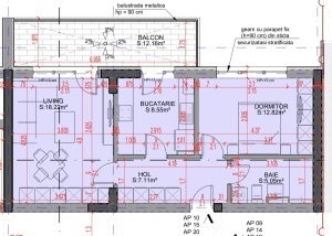 Apartament 2 camere decomandat, 10/15/20,bl1, suprafata 63.91 mpt, Theodor Pallady, Nicolae Teclu Metrou, EFY Residence