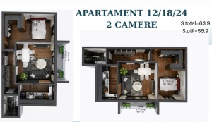 Apartament 2 camere decomandat nr11/17/23, bl2/3, suprafata 63.90 mpt, NEW GEA Calitei, Theodor Pallady, 7min METROU N Teclu