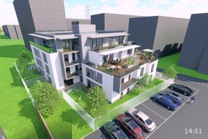 Apartament 2 camere cu GRADINA PROPRIE, suprafata 68+123 mpt, METROU Nicolae Teclu , Theodor Pallady - Img 2