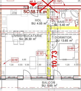 Apartament 2 camere, etaj parter, nr 5 A, suprafata 55.05MPT, FINALIZAT - Img 5