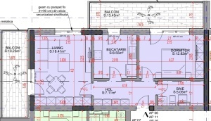 Apartament 2 camere decomandat, 2 TERASE, 6/11/16,bl1, suprafata 75.60 mpt, Theodor Pallady, Nicolae Teclu Metrou, EFY Residence