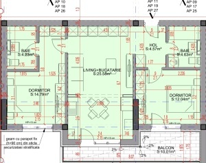 Apartament 3 camere cu TERASA, 11/19/27, bl2, suprafata 75.85 mpt, Theodor Pallady, Nicolae Teclu Metrou, EFY Residence