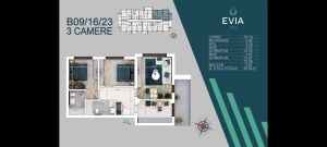 Apartament 3 camere decomandat, etaj 3, nr B23, suprafata 82.81mpt, UPPER PREMIUM, Pallady, Nicolae Teclu Metrou - Img 2