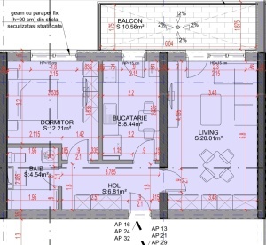 Apartament 2 camere decomandat, 16/24/32,bl2, 62.57 mpt, Theodor Pallady, Nicolae Teclu Metrou, EFY Residence