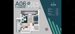 Apartament 2 camere decomandat, etaj P, nr A06, suprafata 66.87mpt, UPPER PREMIUM, Pallady, Nicolae Teclu Metrou