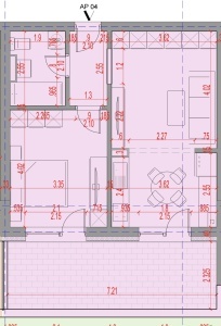 Apartament 2 camere OS cu TERASA 15.77mp, Suprafata 61.22mpt, SYA Boutique, OFERTA PreSale !