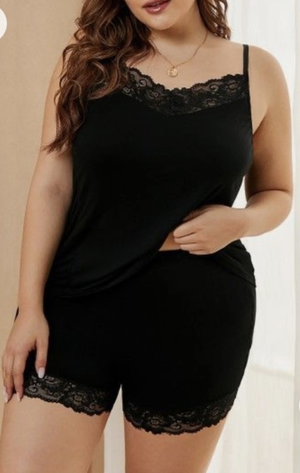 Pijama Emi negru