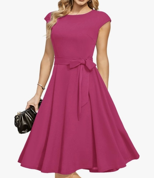 Rochie Cati fuchsia