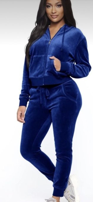 Set Flori bleumarin